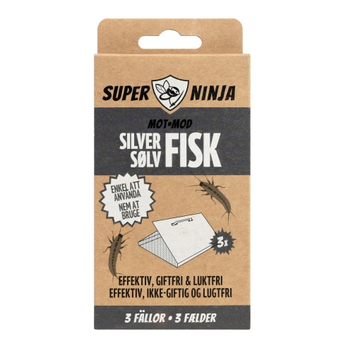 Sølvkrefelle, 3-pakning - Super Ninja