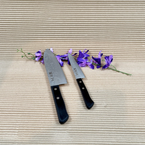 Knivsett, Rustic, Petty & Santoku - Surudoi