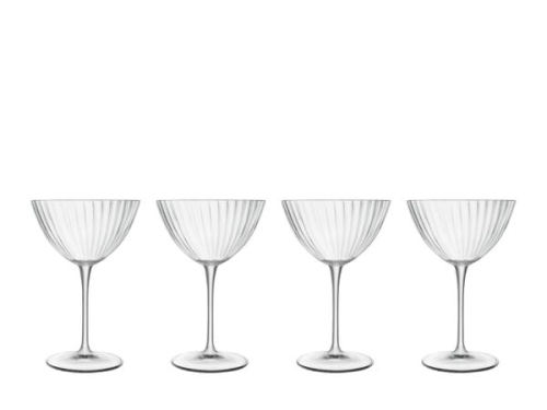 Martini-glass, Optica, 22 cl, 4-pakning - Luigi Bormioli