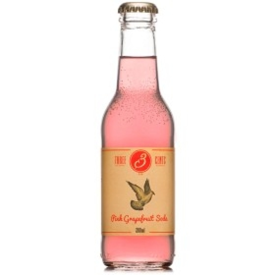 Pink Grapefruit Soda, 200 ml - Three Cents i gruppen Matlaging / Kolonial hos The Kitchen Lab (1083-28750)