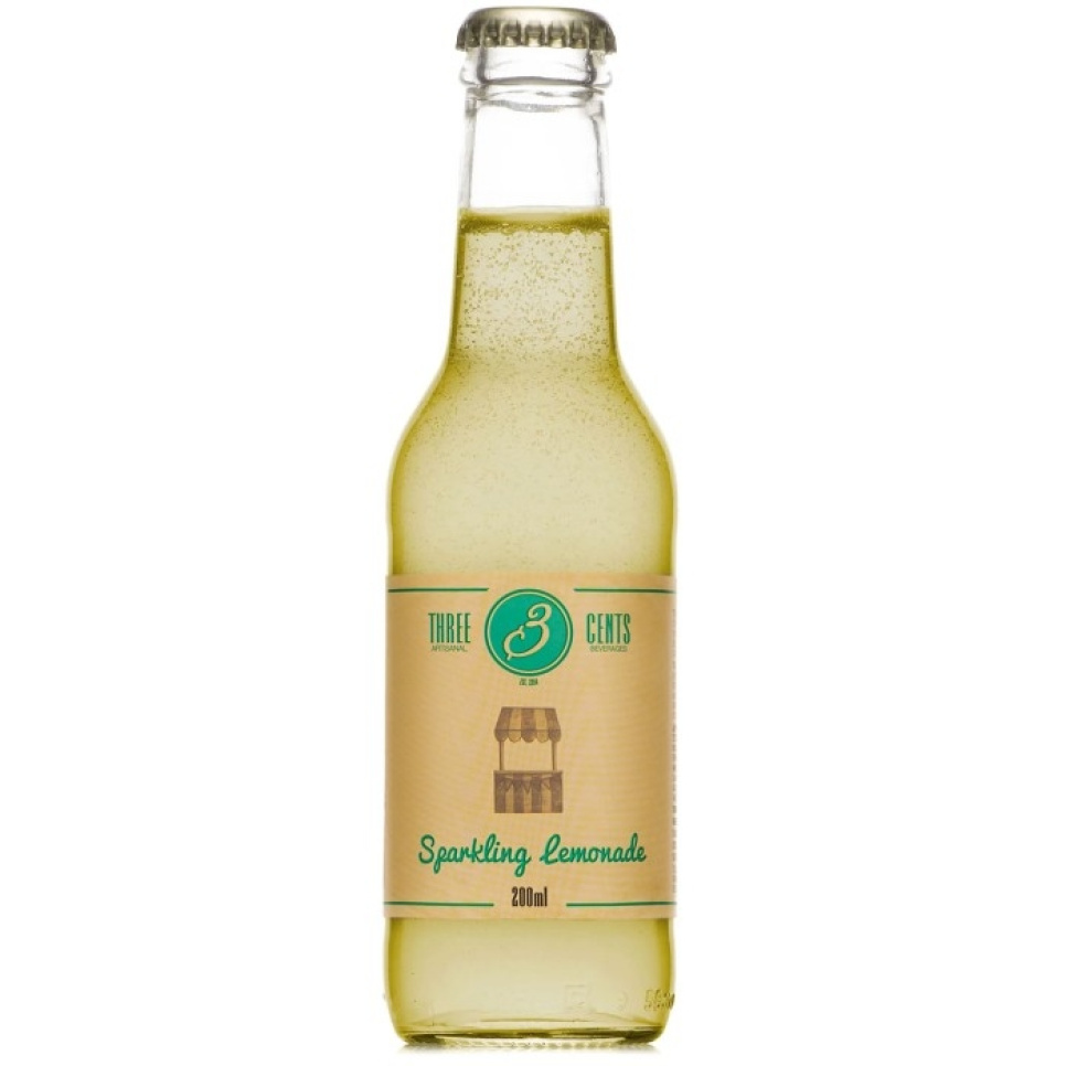 Sparkling Lemonade, 200 ml - Three Cents i gruppen Matlaging / Kolonial hos The Kitchen Lab (1083-28754)