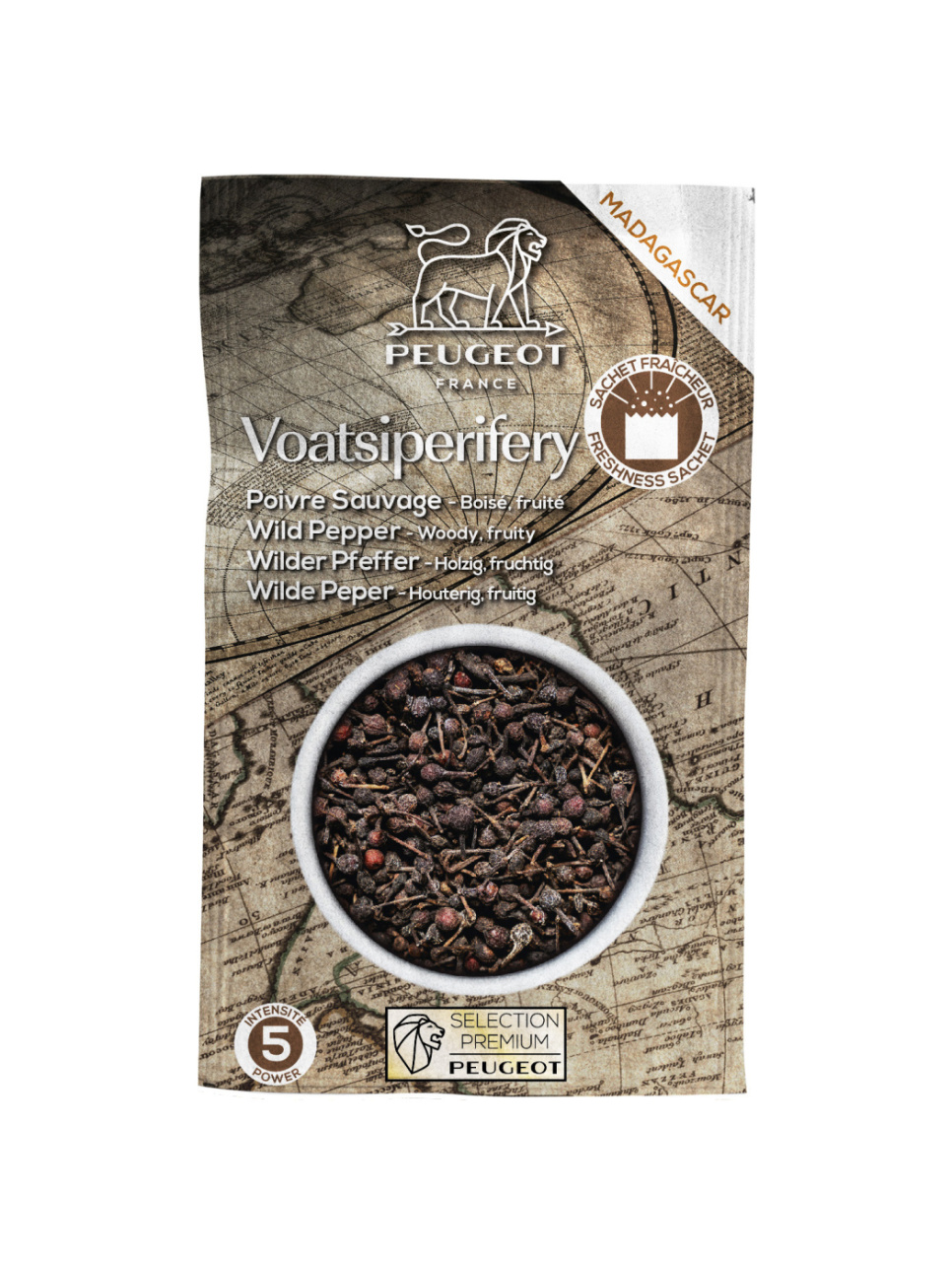 Voatsiperifery Wild Pepper, 60g, 3-pack - Peugeot i gruppen Matlaging / Kolonial hos The Kitchen Lab (1090-29633)