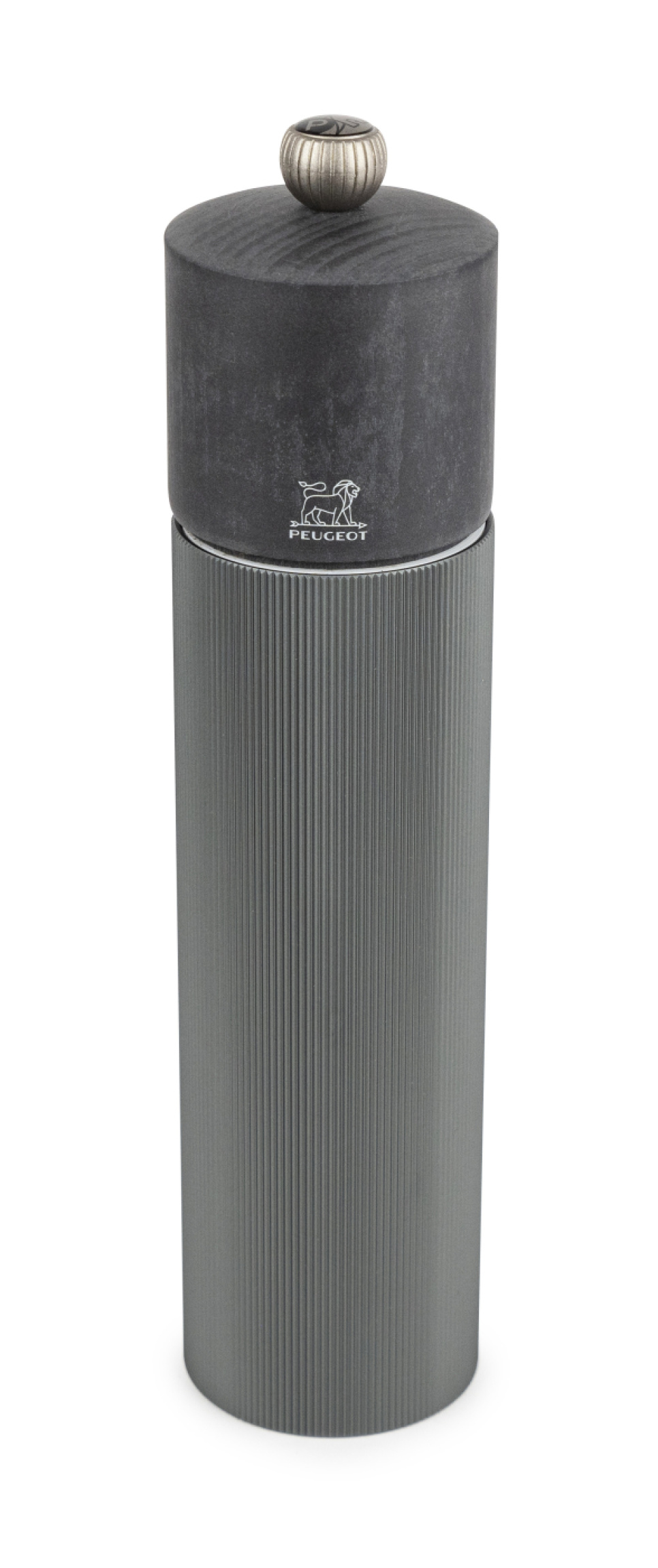 Line Peppermill, 22cm, aluminium - Peugeot i gruppen Matlaging / Kjøkkenutstyr / Salt- og pepperkvern hos The Kitchen Lab (1090-29650)