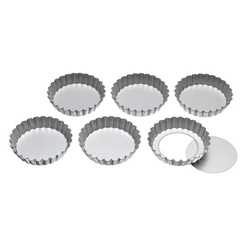 Tartlett, 10cm, 6-Pack - KitchenCraft i gruppen Baking / Bakeformer / Tartelettformer hos The Kitchen Lab (1100-30871)