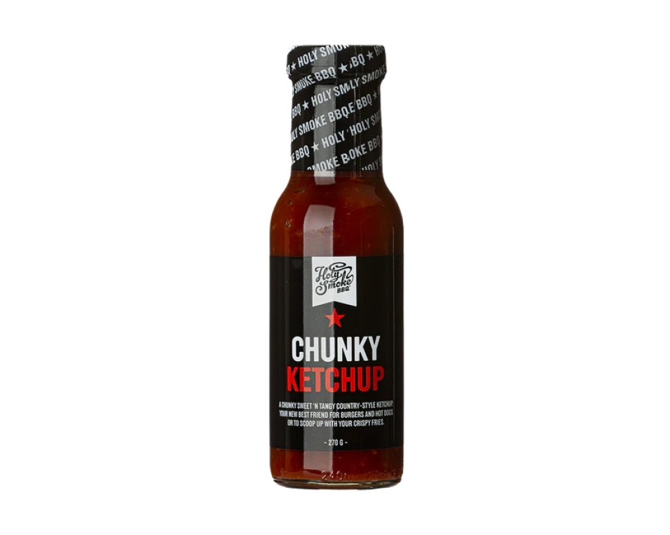 Chunky Ketchup, 270gr - Holy Smoke BBQ i gruppen Matlaging / Kolonial hos The Kitchen Lab (1282-30388)