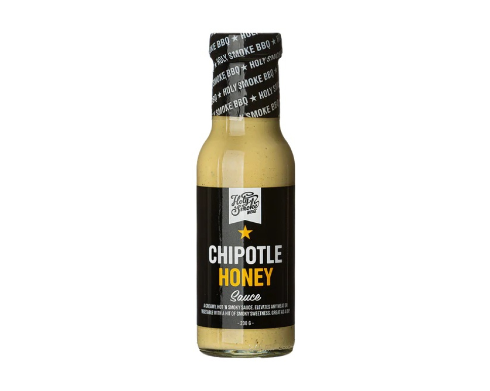 Chipotle Honey, 230gr - Holy Smoke BBQ i gruppen Matlaging / Kolonial hos The Kitchen Lab (1282-30389)