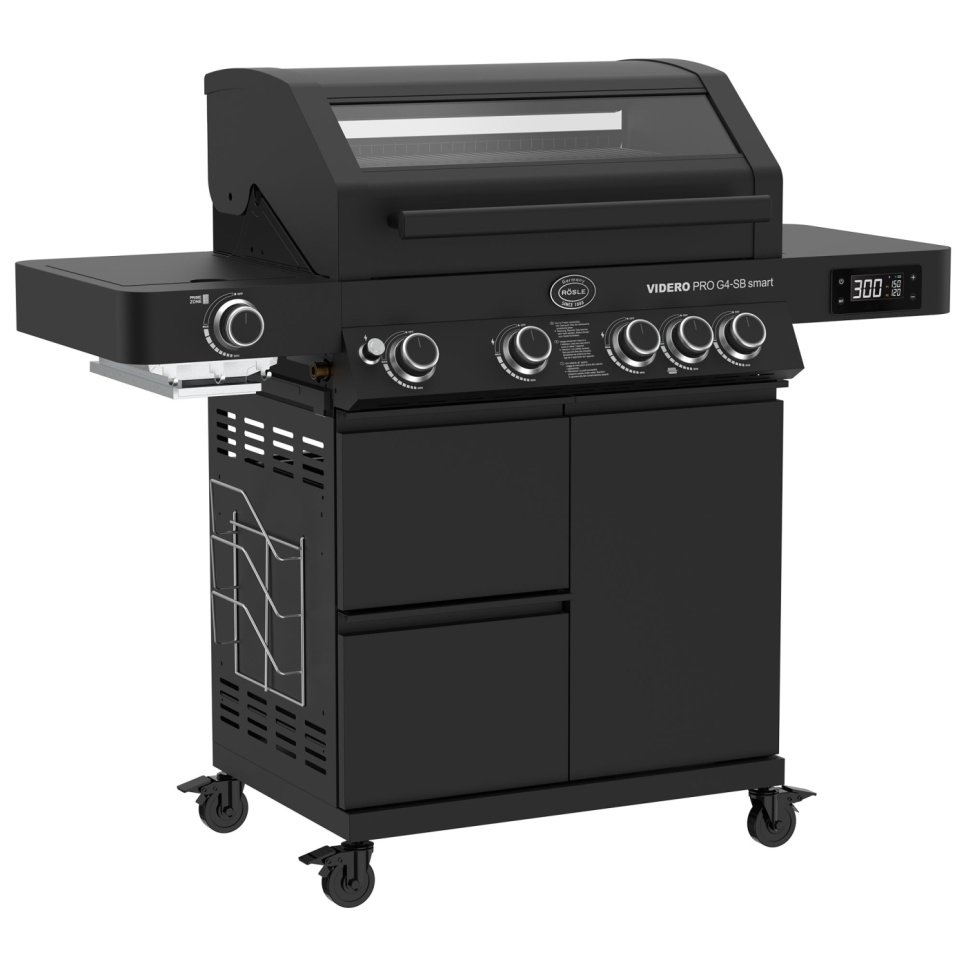 Videro PRO G4-SB Smart Vario+ gassgrill, 20700 W - Rösle i gruppen Grill, Komfyrer & Ovner / Grill / Gassgrill hos The Kitchen Lab (1544-30992)