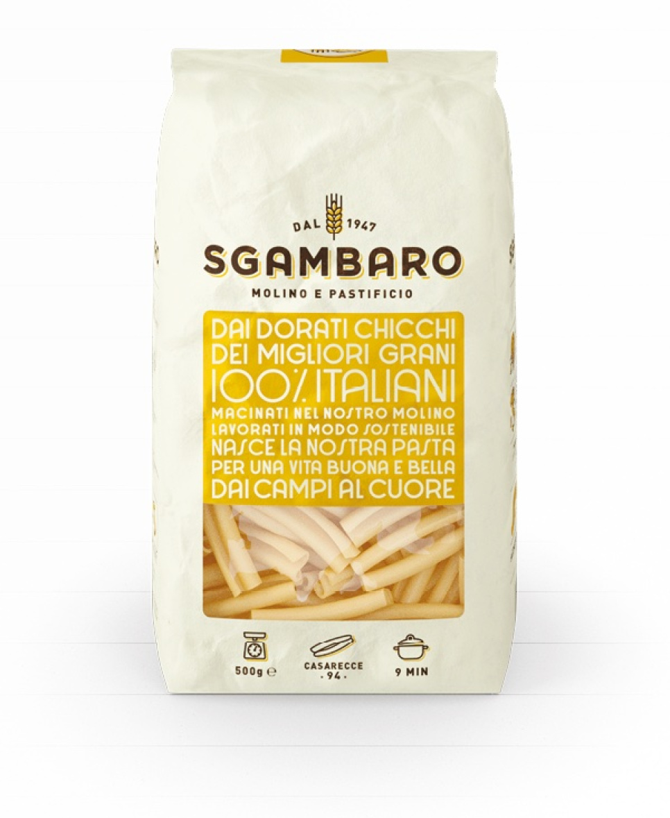 Casarecce Linea Gialla Marco Aurelio, 500g - Sgambaro i gruppen Matlaging / Kolonial hos The Kitchen Lab (2022-28321)